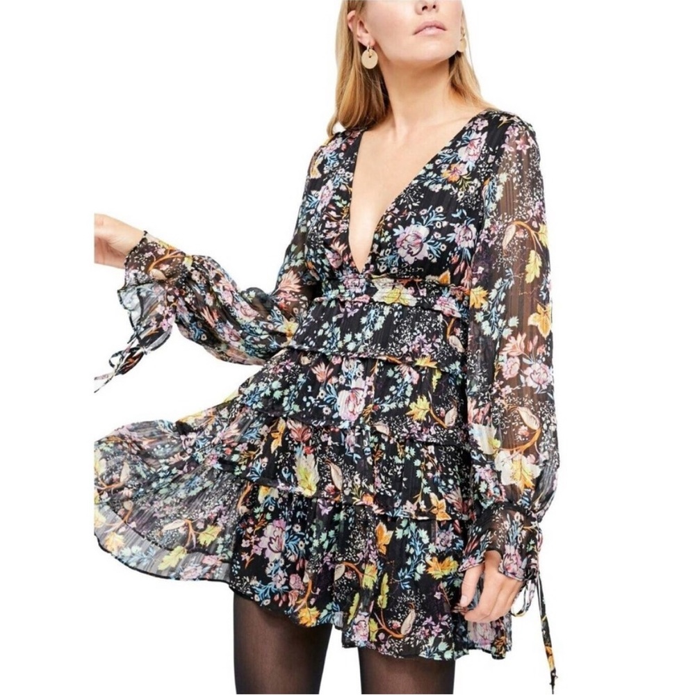 Free People Closer To The Heart Floral Dress Size XS